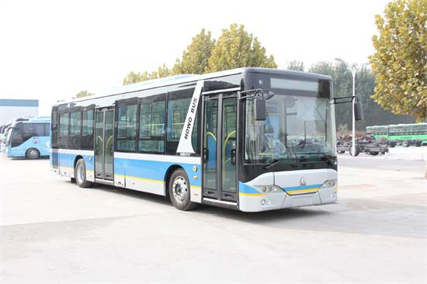豪沃JK6126GPHEVN5Q插电式公交车(天然气/电混动国五10-48座)