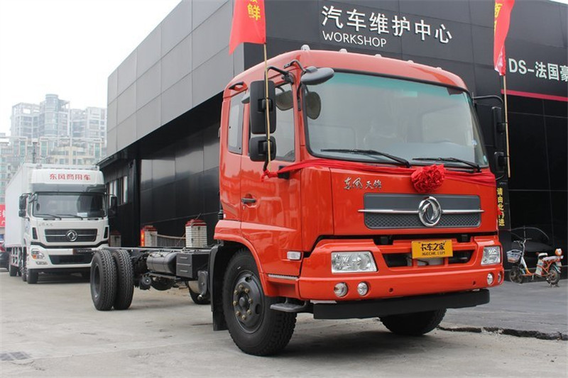 东风商用车 天锦中卡 160马力 4X2 7.7米 国五排半厢式载货车(DFH5120XXYB2)