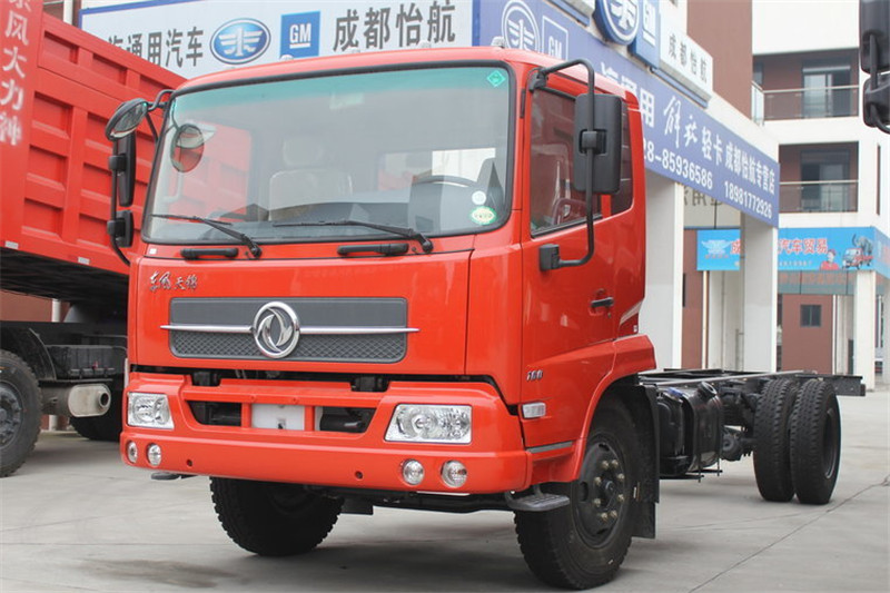 东风商用车 天锦中卡 160马力 4X2 6.2米 国四排半载货车(DFL1120B18)