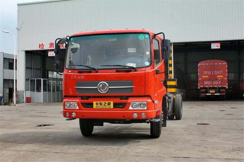 东风商用车 天锦中卡 160马力 4X2 5000轴距 6.8米 国四载货车底盘(DFL1160BX18)