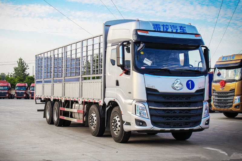 东风柳汽 乘龙H7重卡 350马力 8X4 9.6米 国五栏板载货车(LZ1310H7FB)