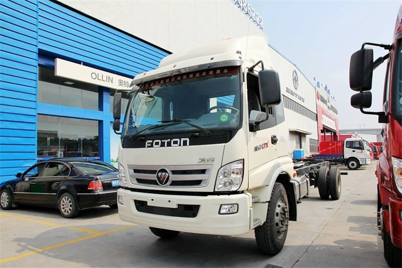 福田 奥铃CTX中卡 170马力 4X2 国四排半载货车底盘(BJ5169XXY-AA)