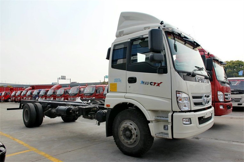 福田 奥铃CTX中卡 170马力 4X2 国四排半载货车底盘(BJ5169XXY-AA)