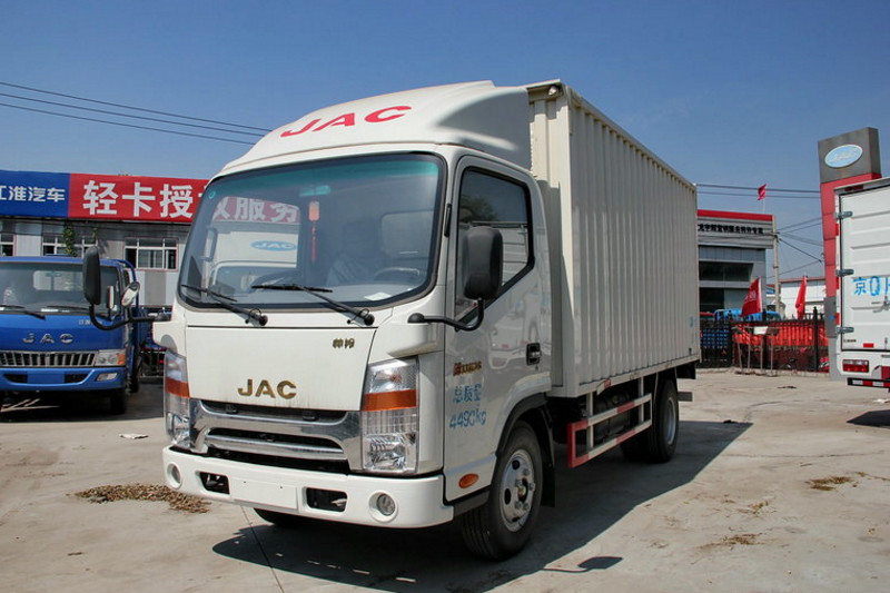 江淮 帅铃K340 124马力 4X2 4.2米 国四单排厢式轻卡(液刹)(HFC5041XXYP73K4C3)
