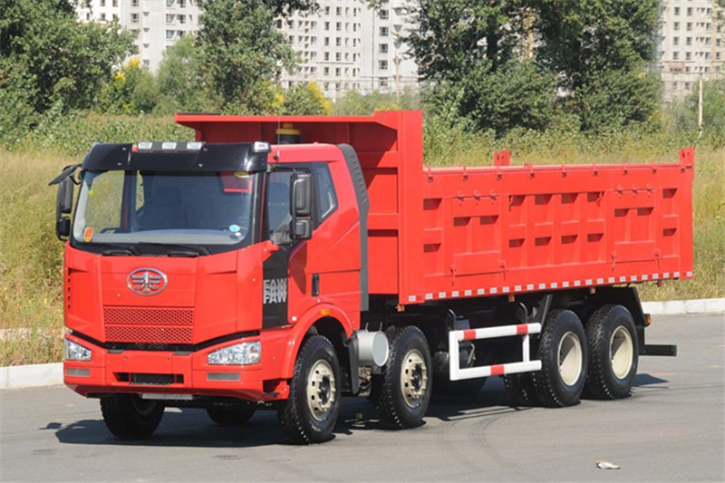 一汽解放 J6M准重卡 280马力 8X4 6.8米 国四自卸车(CA3310P63K2L1T4E4)