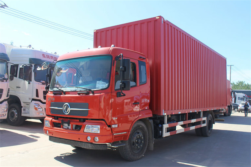 东风商用车 天锦中卡 160马力 4X2 6.2米 国四排半厢式载货车(DFL5160XXYBX18)