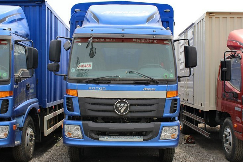 福田 欧马可5系 170马力 6.8 国四 排半仓栅载货车(BJ5169CCY-F2)