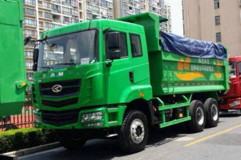 华菱 汉马重卡 310马力 6X4 5.4米 国四自卸车(HN3252A31C6M4)