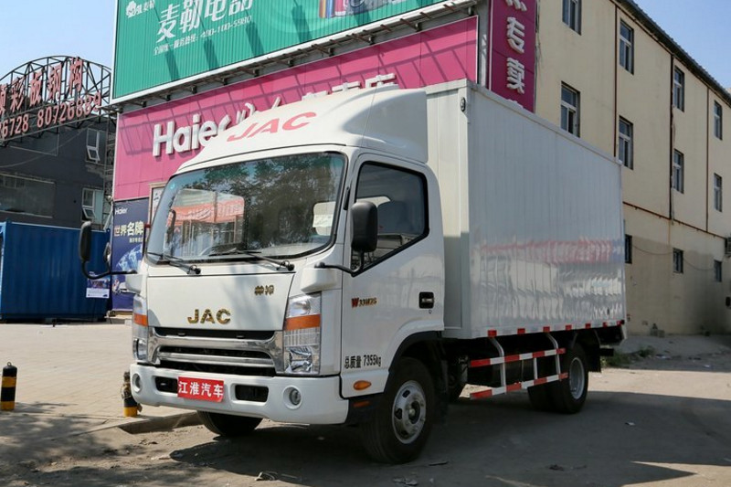 江淮 帅铃H384 141马力 4X2 5.2米 国四单排厢式载货车(HFC5120XXYP71K1C6)