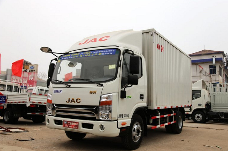 江淮 帅铃H415 154马力 4X2 5.5米 国四单排厢式载货车(HFC5081XXYP71K1D1)