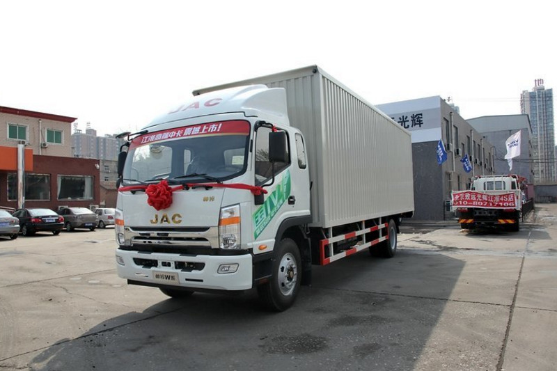 江淮帅铃 威司达W570中卡 重载版 160马力 4X2 7.6米 国四厢式载货车