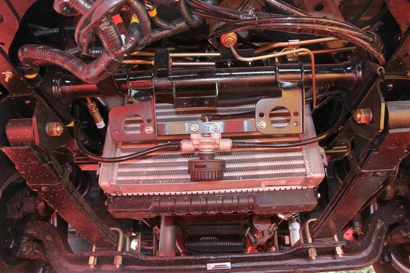 福田 欧马可1系 118马力 4.2米 国四 单排厢式轻卡(BJ5049XXY-Fk)底盘图片