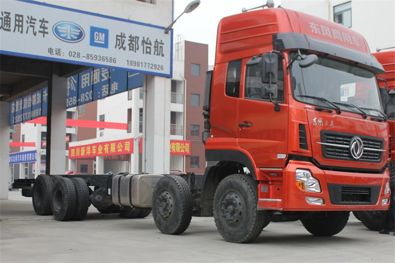 东风商用车 天龙重卡 350马力 8X4 9.4米国四载货车底盘(DFL1311A9)