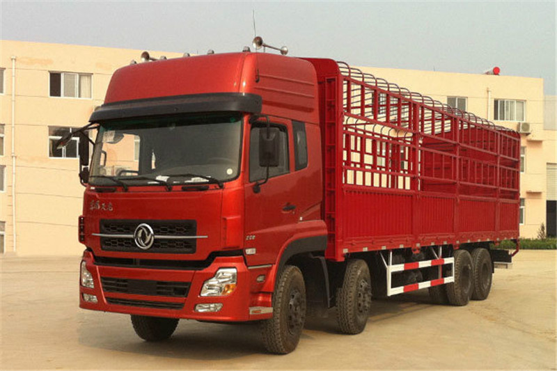 东风商用车 天龙重卡 385马力 8X4 9.6米 国四仓栅式载货车(DFL5311CCQA9)