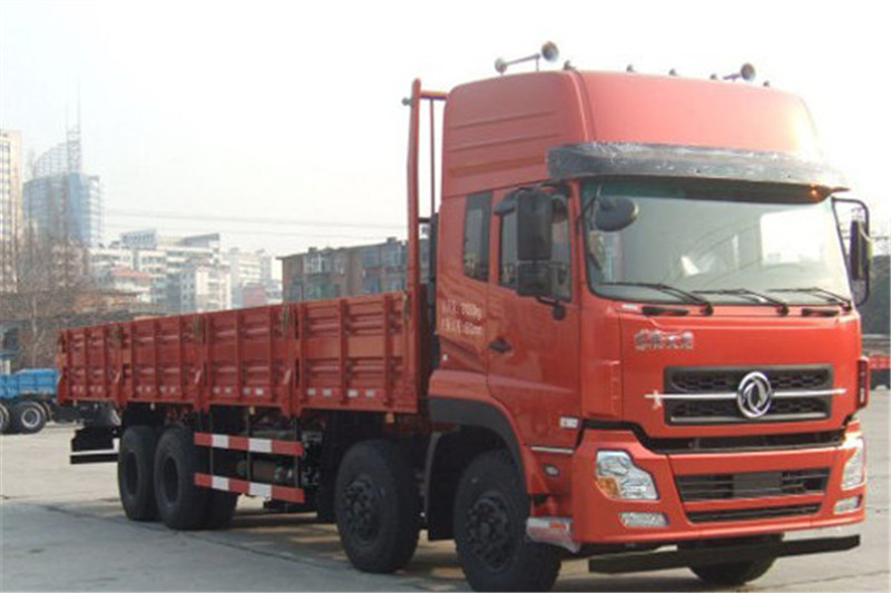 东风商用车 天龙重卡 420马力 8X4 9.6米 国四栏板载货车(DFH1310A)