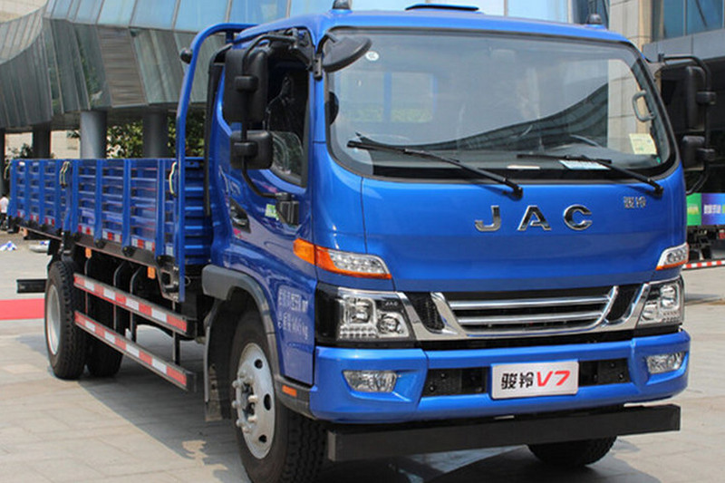 江淮 骏铃V7 160马力 4X2 5.2米 国四 栏板载货车(HFC1081P91K2C5)