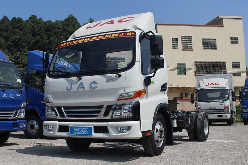 江淮 骏铃V5 120马力 4.2米 国五 单排仓栅式载货车(HFC5043CCYP91K1C2V)