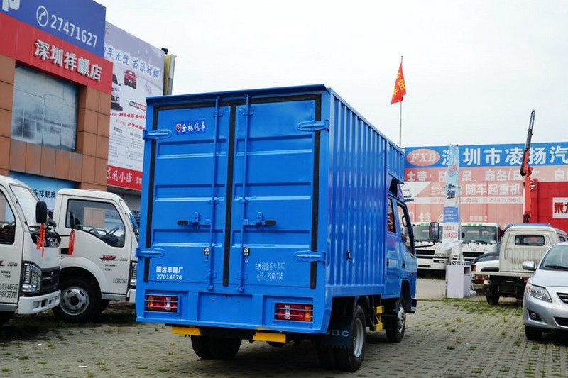 金杯 领骐 68马力 4X2 3米 国四双排厢式轻卡(SY5044XXYDF-AT)