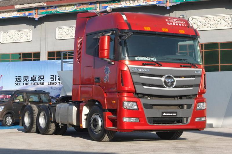 福田 欧曼GTL 6系重卡 375马力 6X4 国四危险品牵引车(BJ4259SNFKB-XM)
