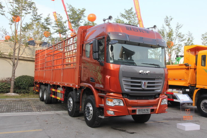 联合卡车U380 标载型 380马力 8X4 国四 仓栅式载货车(SQR5311CCYD6T6)