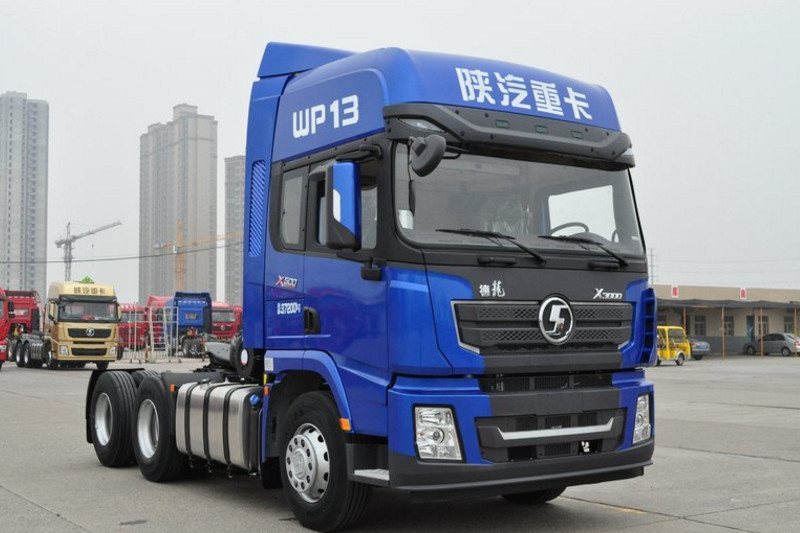 陕汽重卡 德龙X3000 黄金版 轻量化 500马力 6X2 国五后提升牵引车(SX4250XC32)
