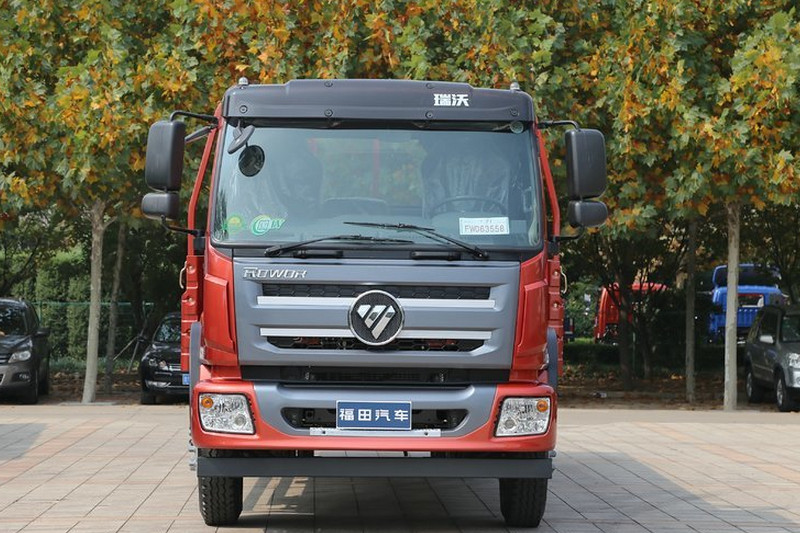 福田 瑞沃Q5中卡 168马力 4X2 6.7米 国四 栏板载货车(BJ1165VKPEG-1)