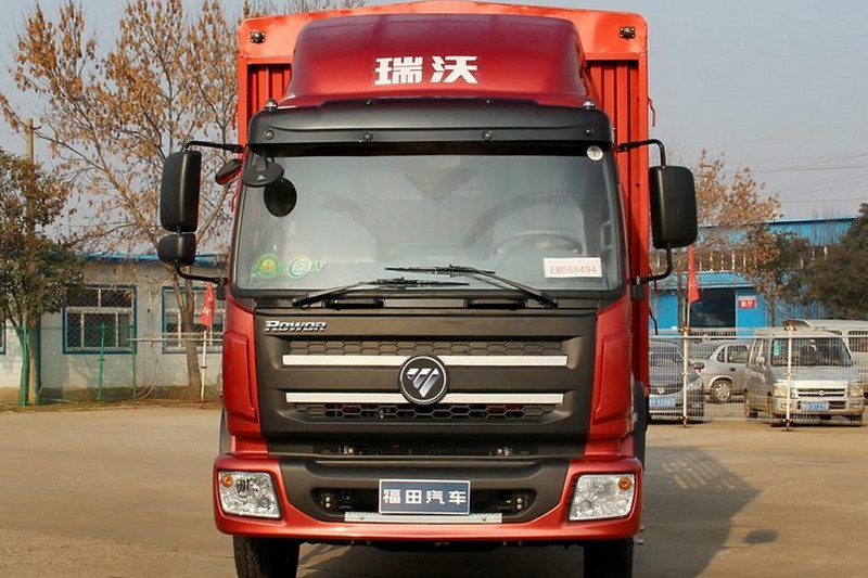 福田 瑞沃中卡 154马力 4X2 6.7米 国四 仓栅式载货车(BJ5165CCY-2)