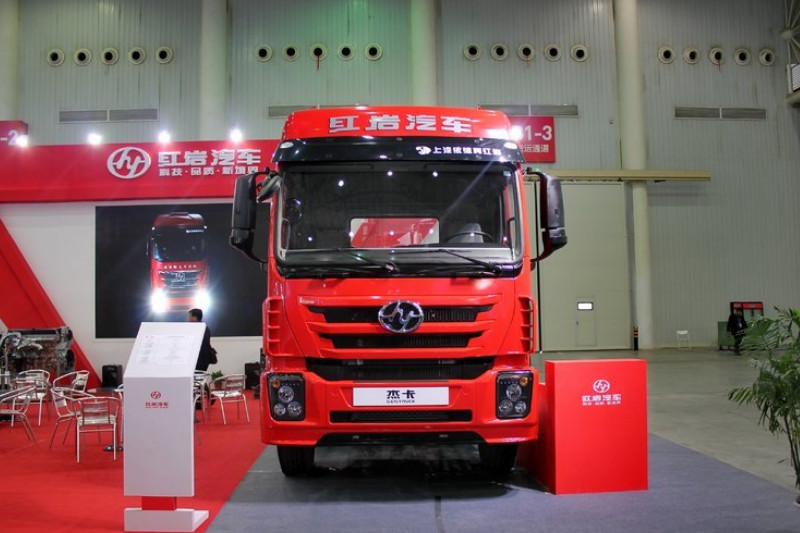 上汽红岩 杰卡C100重卡 290马力 4X2 国四 牵引车(半高顶)(CQ4185ZMVG361)