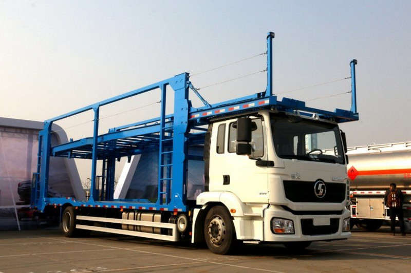 陕汽重卡 德龙新M3000 300马力 4x2 国五中置轴轿运车(SX5188TCLMN701)