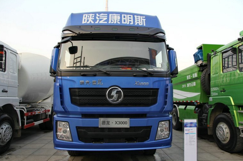 陕汽重卡 德龙X3000 270马力 6X2 8.6米 国四仓栅式载货车(SX5256CCY4K549)