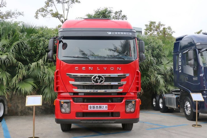 上汽红岩 杰狮C100重卡 390马力 6X4 国四 牵引车(变速箱:12JSD220TA)(CQ4255HTG334)