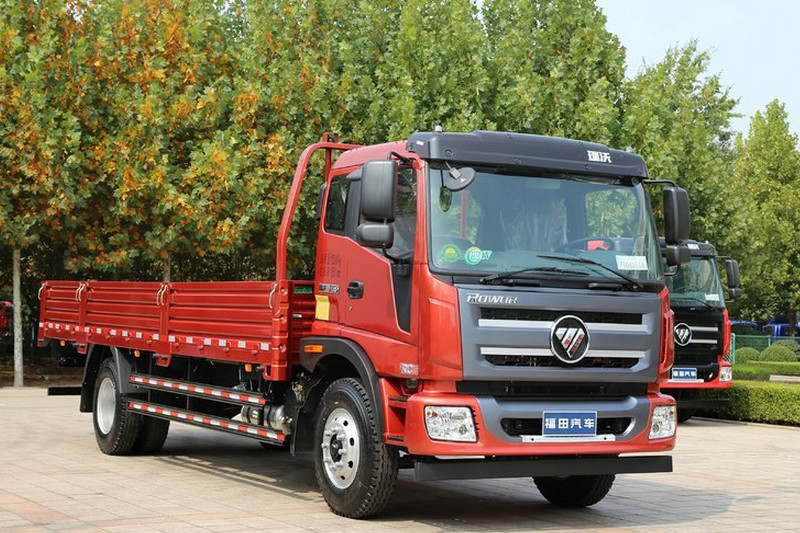 福田 瑞沃中卡 220马力 6X2 7.5米 国四 仓栅式载货车(BJ5255CCY-1)