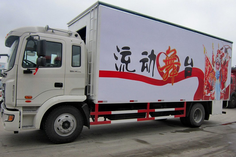 江淮 格尔发K3中卡 160马力 4X2 6.8米 国四排半舞台车(HYS5161XWTH4)