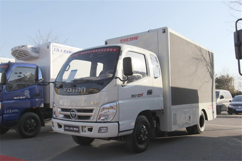 福田 奥铃CTX 131马力 3.7米 4X2 国四排半厢式轻卡(宣传车)(BJ5049XXC-FC)