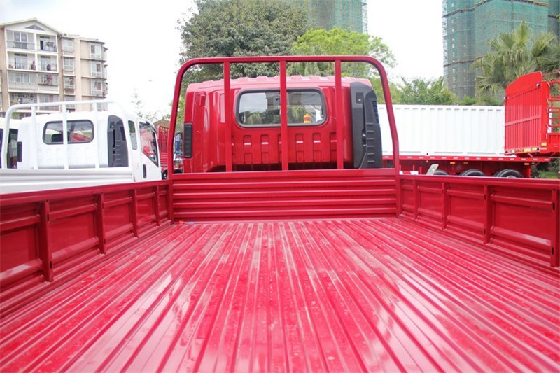 四川现代 瑞越 129马力 4.2米 国四单排栏板轻卡(CNJ1042ZDB33M)上装图片