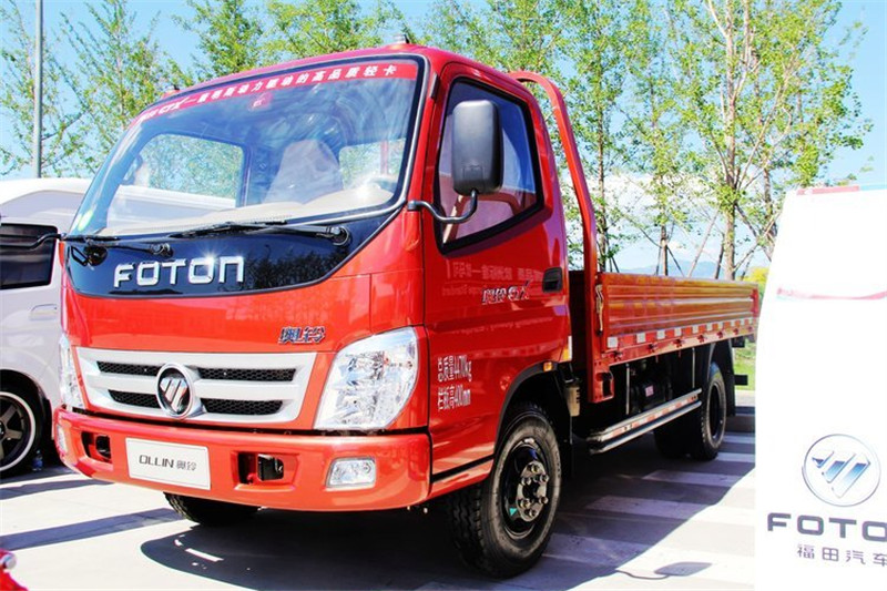 福田 奥铃CTX中卡 156马力 4X2 5.2米 国五排半仓栅式载货车(BJ5099CCY-A2)