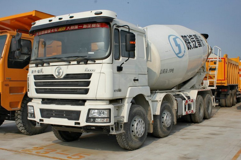 陕汽 德龙F3000 375马力 8X4 国四混凝土搅拌车(SX5316GJBDT366)