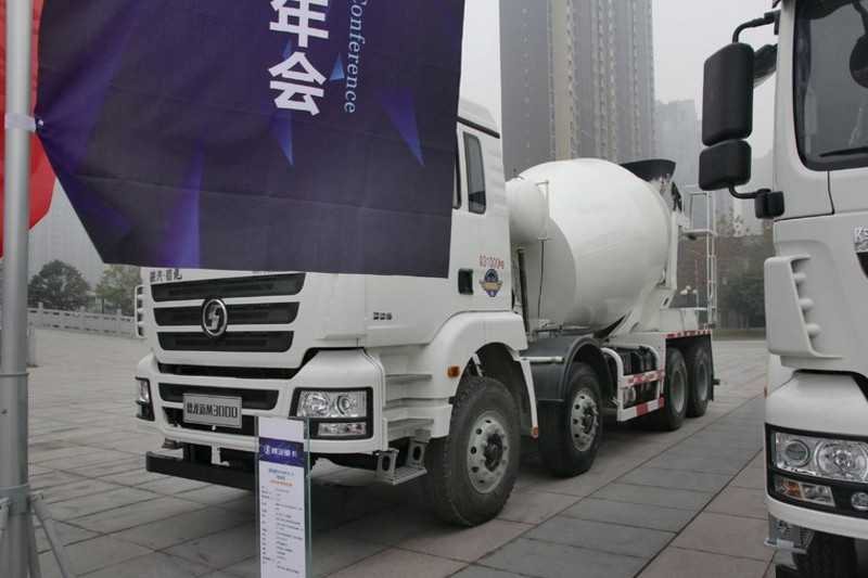 陕汽 德龙F3000 385马力 6X4 国四混凝土搅拌车(SX5256GJBDT434)