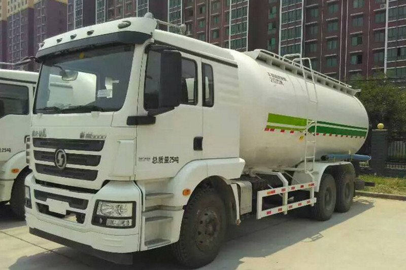 陕汽 德龙新M3000 270马力 6X4 国四干混砂浆车(SX5256GGHMM434)