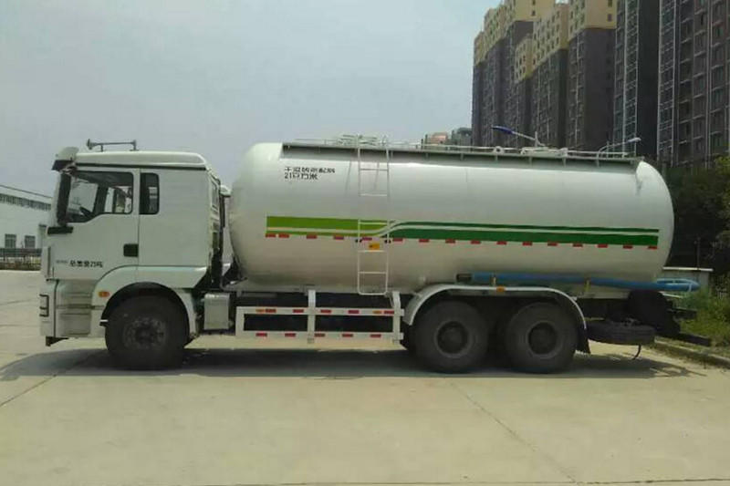 陕汽 德龙新M3000 270马力 6X4 国四干混砂浆车(SX5256GGHMM434)