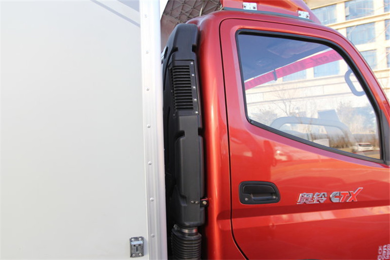福田 奥铃CTX 143马力 3.8米 4X2 国五排半仓栅式轻卡(断气刹)(BJ5043CCY-FF)上装图片