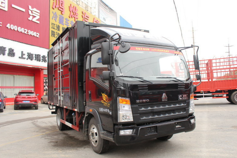 中国重汽HOWO 统帅 154马力 5.2米 4X2 国五单排厢式载货车(ZZ5147XXYG421CE1)