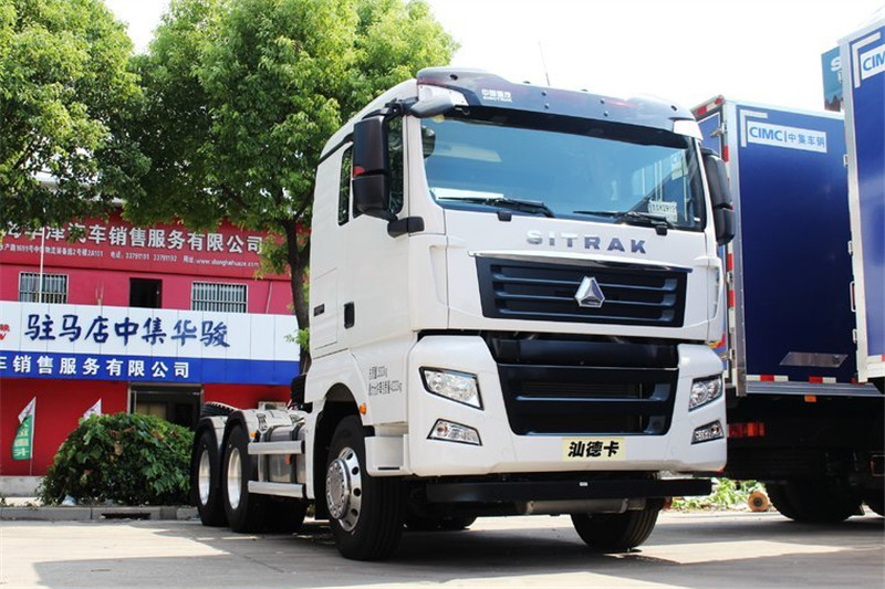 中国重汽 汕德卡SITRAK C7H重卡 400马力 6X4 国五牵引车(危险品)(ZZ4256V324HE1W)