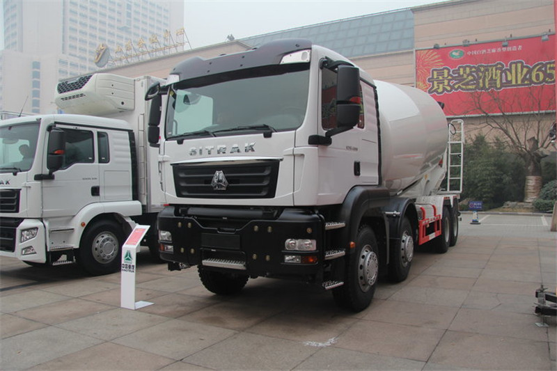 中国重汽 SITRAK C7H重卡 400马力 8X4 国四混凝土搅拌车(ZZ5316GJBV366MD1)