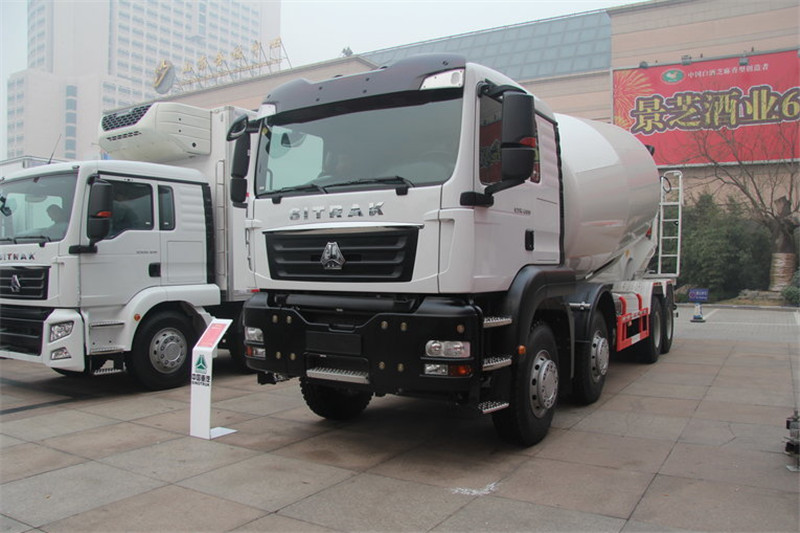 中国重汽 SITRAK C7H重卡 400马力 8X4 国四混凝土搅拌车(ZZ5316GJBV366MD1)