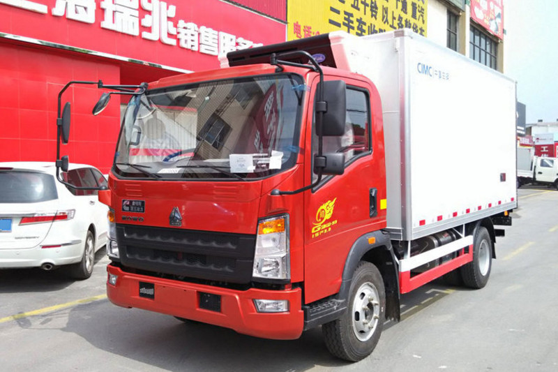 重汽HOWO 统帅 141马力 4X2 国五冷藏车(ZZ5047XLCF341CE145)