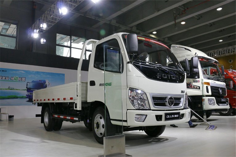 福田 奥铃TX 103马力 汽油/CNG 4.2米 4X2 国四单排栏板轻卡(BJ1049V9JW6-AA)