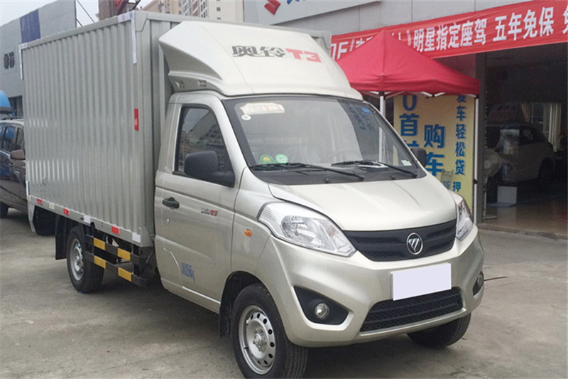 福田 奥铃T3 1.3L 87马力 汽油 2.8米 国五单排厢式微卡(BJ5036XXY-D3)