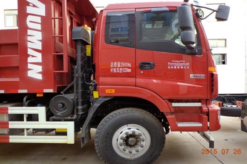 福田 欧曼ETX 9系重卡 375马力 6X4 国五6.5米自卸车(BJ3253DLPKE-AE)
