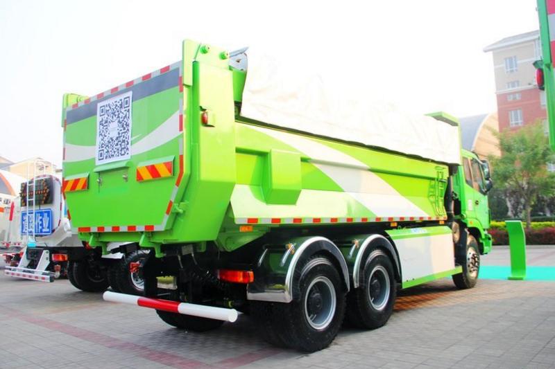 福田 欧曼ETX 9系重卡 350马力 6X4 国五5.6米LNG自卸车(BJ3253DLPCE-XA)